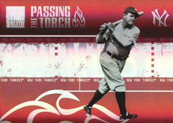 2005 Donruss Elite - Passing the Torch Red #PT-33 Babe Ruth / Alex Rodriguez Front