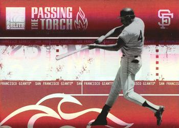 2005 Donruss Elite - Passing the Torch Red #PT-43 Willie McCovey / Jeff Bagwell Front
