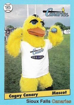 1995 Grandstand Sioux Falls Canaries #NNO Cagey Front