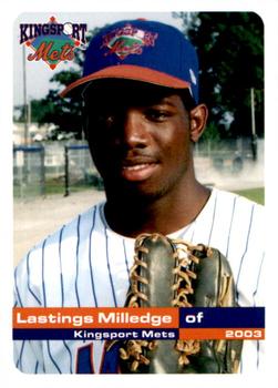 2003 Grandstand Kingsport Mets Update #2 Lastings Milledge Front