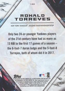 2018 Topps Fire - Gold Minted #122 Ronald Torreyes Back