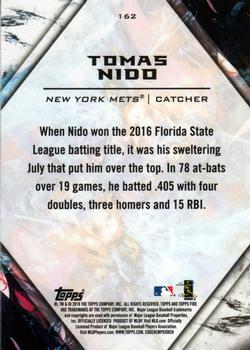 2018 Topps Fire - Gold Minted #162 Tomas Nido Back