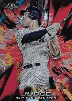 2018 Topps Fire - Flame #1 Aaron Judge Front