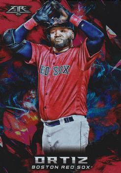 2018 Topps Fire - Flame #40 David Ortiz Front