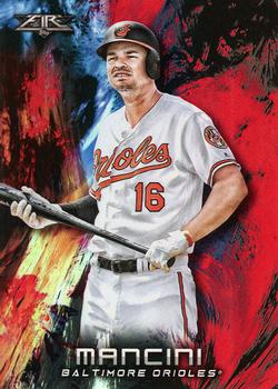 2018 Topps Fire - Flame #82 Trey Mancini Front