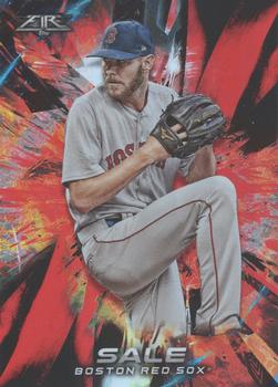 2018 Topps Fire - Flame #91 Chris Sale Front