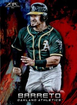 2018 Topps Fire - Flame #123 Franklin Barreto Front