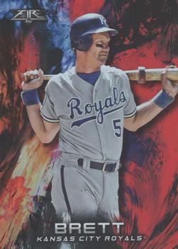 2018 Topps Fire - Flame #176 George Brett Front