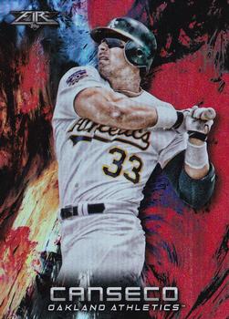 2018 Topps Fire - Flame #177 Jose Canseco Front