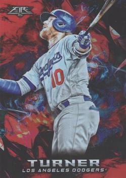2018 Topps Fire - Flame #182 Justin Turner Front