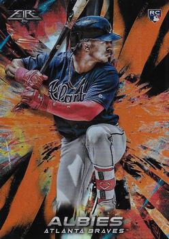 2018 Topps Fire - Orange #29 Ozzie Albies Front