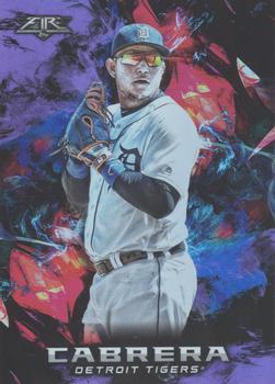 2018 Topps Fire - Purple #142 Miguel Cabrera Front