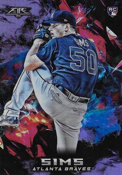 2018 Topps Fire - Purple #148 Lucas Sims Front