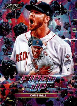 2018 Topps Fire - Fired Up #F-4 Chris Sale Front