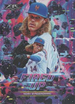 2018 Topps Fire - Fired Up #F-9 Noah Syndergaard Front