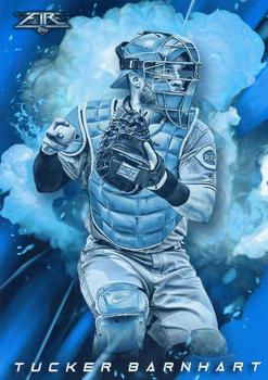 2018 Topps Fire - Cannons Blue Chip #C-6 Tucker Barnhart Front
