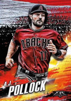2018 Topps Fire - Hot Starts #HS-24 A.J. Pollock Front