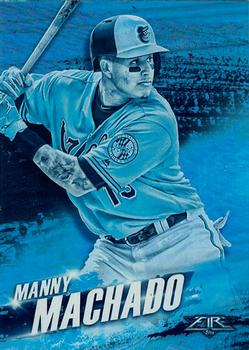 2018 Topps Fire - Hot Starts Blue Chip #HS-3 Manny Machado Front