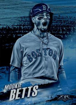 2018 Topps Fire - Hot Starts Blue Chip #HS-17 Mookie Betts Front