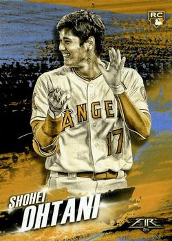 2018 Topps Fire - Hot Starts Gold Minted #HS-1 Shohei Ohtani Front