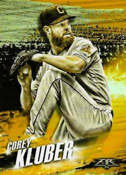 2018 Topps Fire - Hot Starts Gold Minted #HS-8 Corey Kluber Front