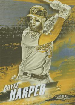 2018 Topps Fire - Hot Starts Gold Minted #HS-10 Bryce Harper Front