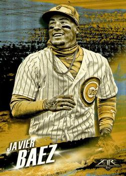 2018 Topps Fire - Hot Starts Gold Minted #HS-15 Javier Baez Front