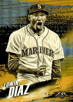 2018 Topps Fire - Hot Starts Gold Minted #HS-20 Edwin Diaz Front