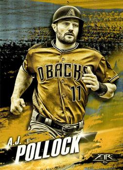2018 Topps Fire - Hot Starts Gold Minted #HS-24 A.J. Pollock Front