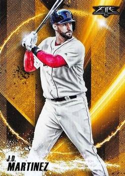 2018 Topps Fire - Power Producers #PP-6 J.D. Martinez Front