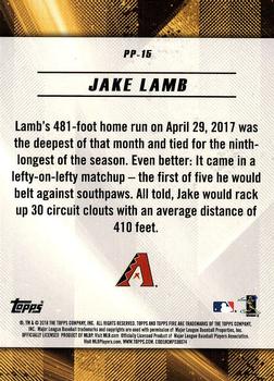 2018 Topps Fire - Power Producers #PP-15 Jake Lamb Back