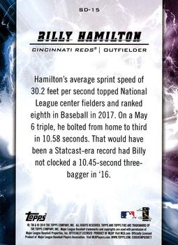 2018 Topps Fire - Speed Demons #SD-15 Billy Hamilton Back