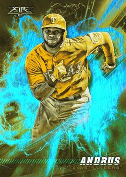 2018 Topps Fire - Speed Demons Gold Minted #SD-3 Elvis Andrus Front