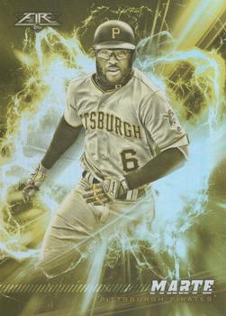 2018 Topps Fire - Speed Demons Gold Minted #SD-5 Starling Marte Front