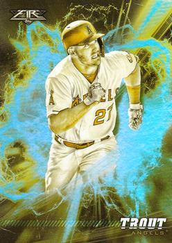 2018 Topps Fire - Speed Demons Gold Minted #SD-7 Mike Trout Front