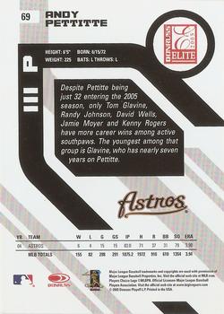 2005 Donruss Elite - Turn of the Century #69 Andy Pettitte Back