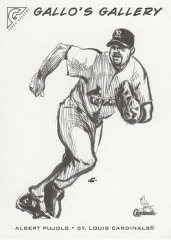 2005 Topps Gallery - Gallo's Gallery Sketches #GG-AP Albert Pujols Front