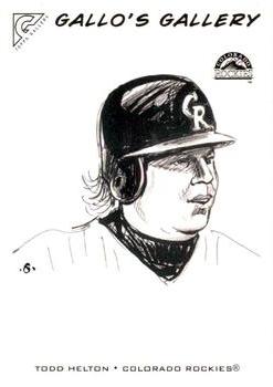 2005 Topps Gallery - Gallo's Gallery Sketches #GG-TH Todd Helton Front