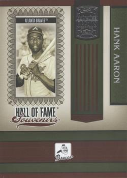 2005 Donruss Greats - Hall of Fame Souvenirs #HOFS-3 Hank Aaron Front