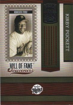 2005 Donruss Greats - Hall of Fame Souvenirs #HOFS-20 Kirby Puckett Front