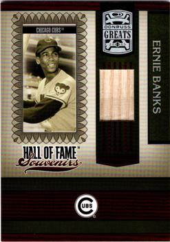2005 Donruss Greats - Hall of Fame Souvenirs Material Bat #HOFS-14 Ernie Banks Front