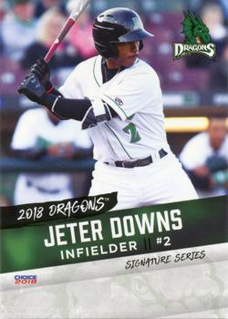 2018 Choice Dayton Dragons #NNO Jeter Downs Front