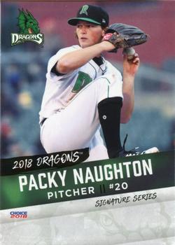2018 Choice Dayton Dragons #NNO Packy Naughton Front
