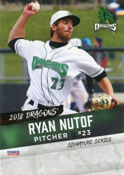 2018 Choice Dayton Dragons #NNO Ryan Nutof Front