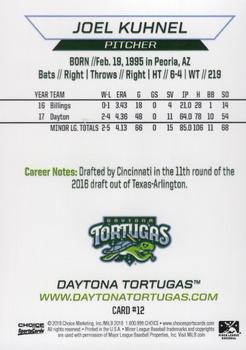2018 Choice Daytona Tortugas #12 Joel Kuhnel Back