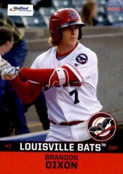 2018 Choice Louisville Bats #05 Brandon Dixon Front