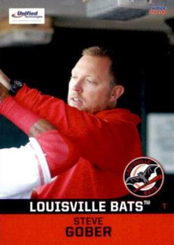 2018 Choice Louisville Bats #11 Steve Gober Front