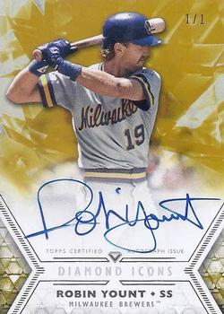 2018 Topps Diamond Icons - Gold #AC-RY Robin Yount Front