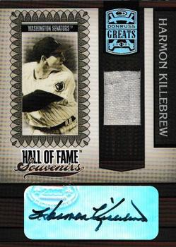 2005 Donruss Greats - Hall of Fame Souvenirs Signature Material Jersey #HOFS-18 Harmon Killebrew Front