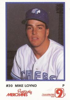 1990 Merchants Bank/WIXT9 Syracuse Chiefs #NNO Mike Loynd Front